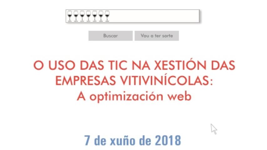 TALLER PRÁCTICO – O USO DAS TIC NA XESTIÓN DAS EMPRESAS VITIVINÍCOLAS: A optimización web